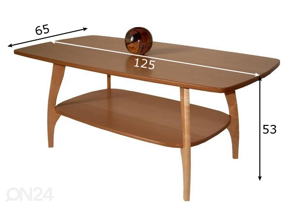 Придиванный столик Maris размеры