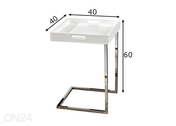 Приставной / сервировочный столик Ciano размеры