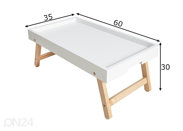 Приставной / сервировочный столик Scandinavia размеры