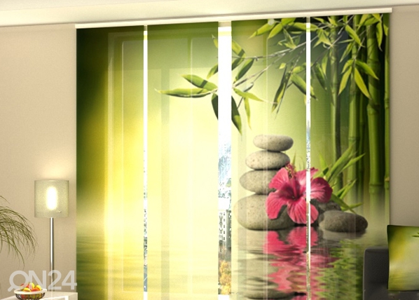 Просвечивающая панельная штора Bamboo Leaves 240x240 см