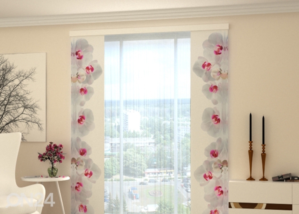 Просвечивающая панельная штора Music Orchids 80x240 cm