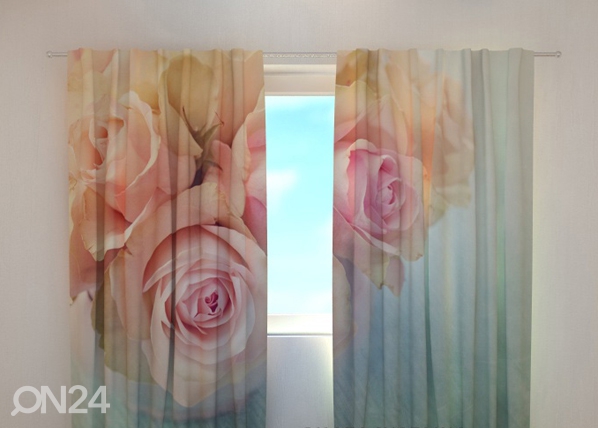 Просвечивающая штора Gentle roses 240x220 cm