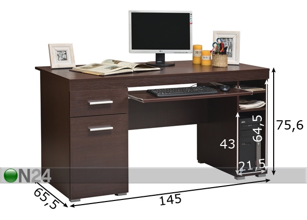 Рабочий стол Alfa размеры