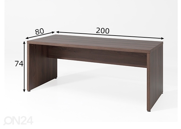 Рабочий стол Alto 200x80 cm размеры