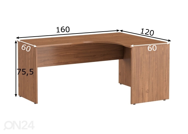 Рабочий стол Imago 160 cm размеры