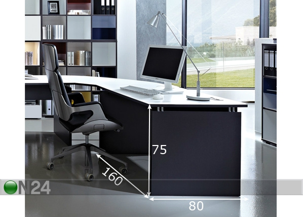 Рабочий стол Linea 80x160 см размеры