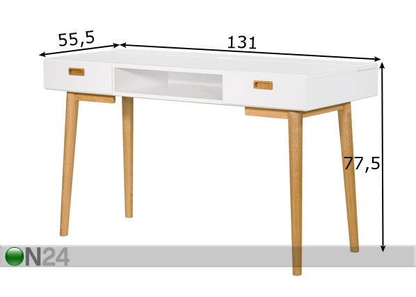 Рабочий стол с клапаном Eelis 2L размеры