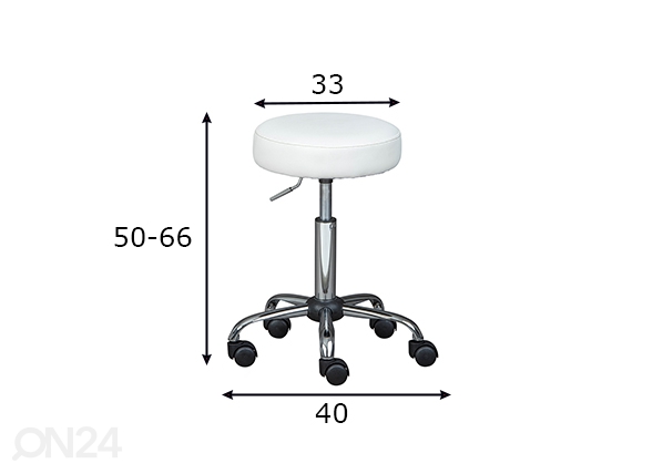 Рабочий стул Asra размеры