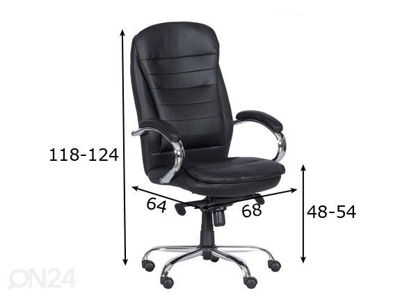 Рабочий стул Carmen 6113 M размеры