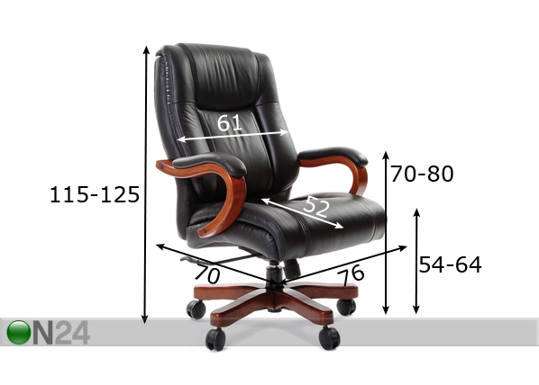 Рабочий стул Chairman 403, мах 250 кг размеры