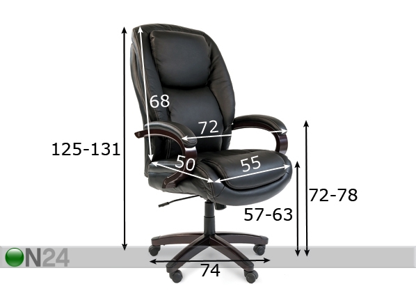 Рабочий стул Chairman 408, max 150 кг размеры