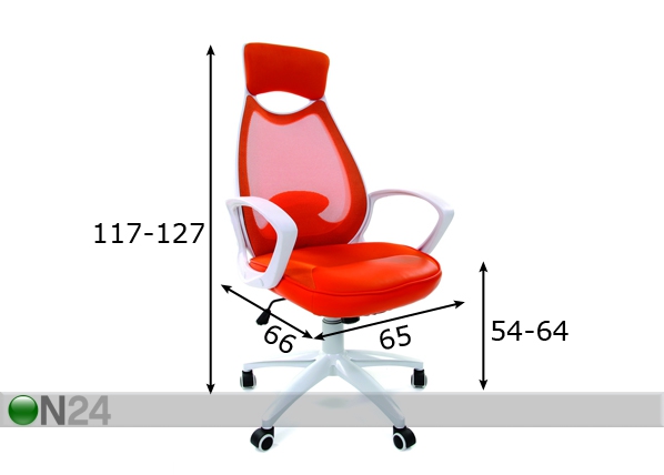 Рабочий стул Chairman 840 размеры