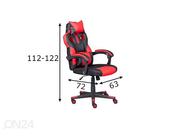 Рабочий стул Devel размеры