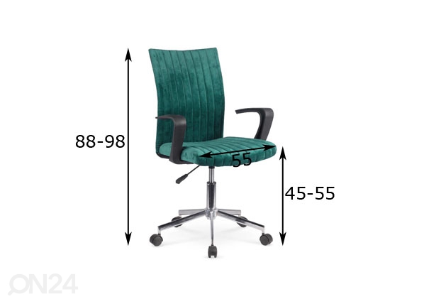 Рабочий стул Doral размеры