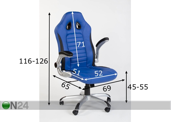 Рабочий стул Douglas размеры