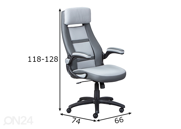 Рабочий стул Elexo размеры