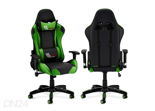 Рабочий стул Gaming, зелёный/чёрный