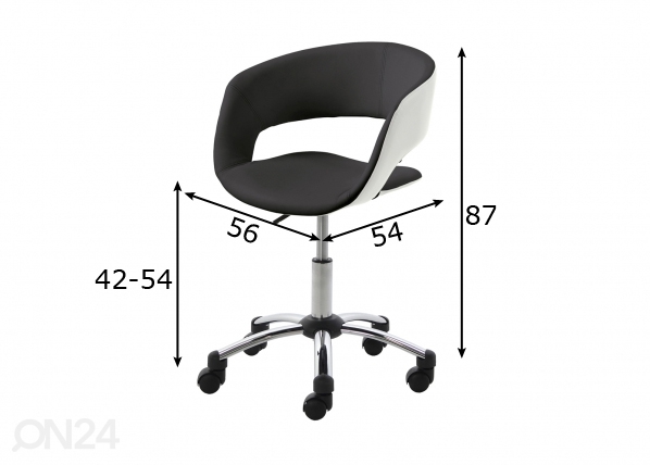 Рабочий стул Grace размеры