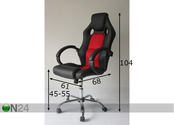 Рабочий стул Jef размеры
