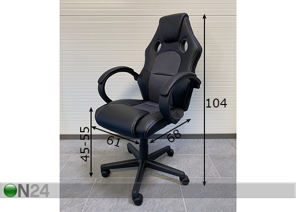 Рабочий стул Jef размеры