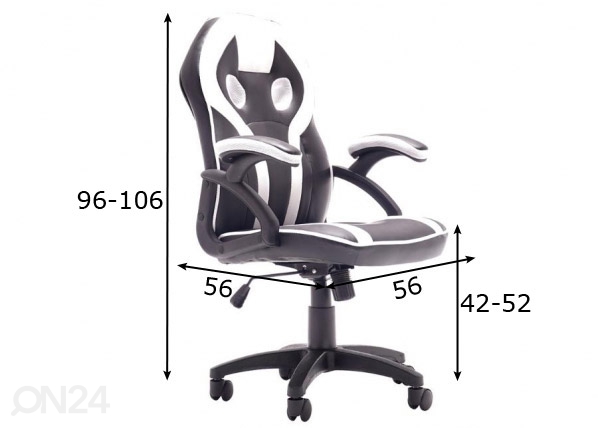 Рабочий стул Kidz размеры