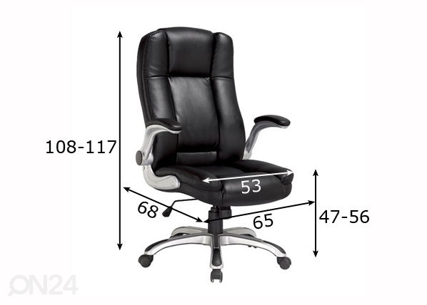 Рабочий стул Mason размеры