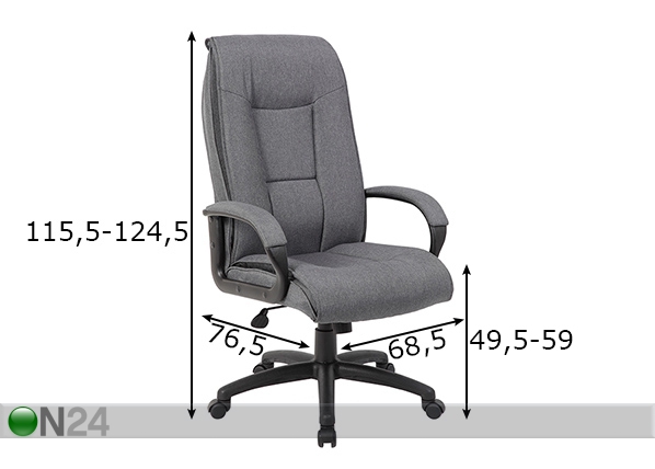Рабочий стул Mason размеры