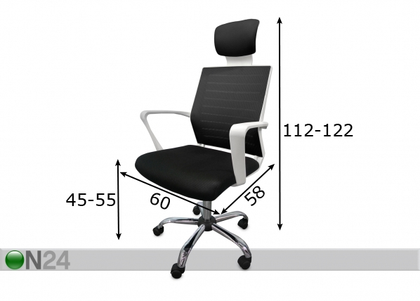 Рабочий стул Miller размеры