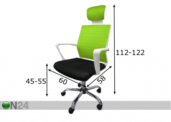 Рабочий стул Miller размеры