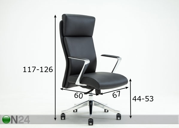 Рабочий стул Series-02 размеры