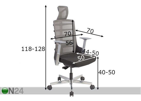 Рабочий стул Spinelly размеры