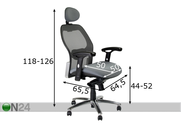 Рабочий стул Teramo размеры