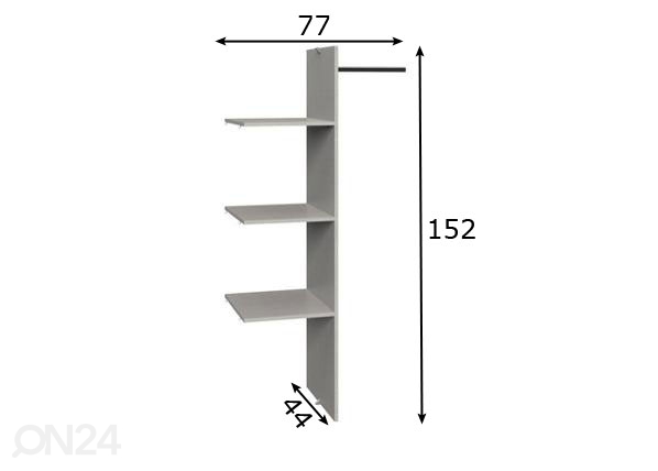 Разделитель шкафа MRK 888 (77 cm) размеры