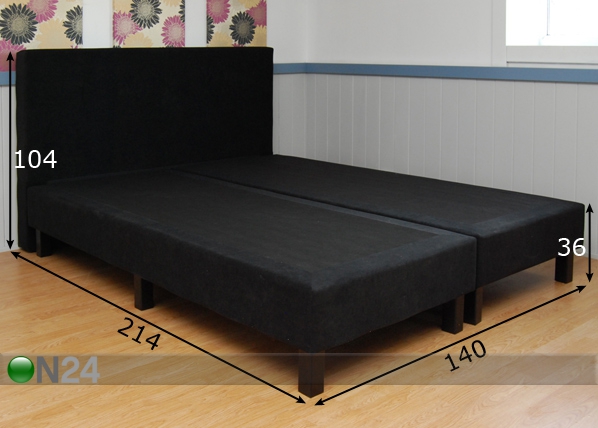 Рама кровати с изголовьем Marriot 140x200 cm размеры