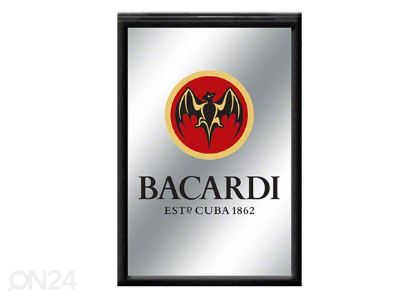 Рекламное зеркало в ретро-стиле Bacardi 30x20 cm