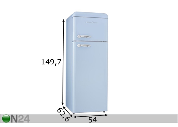 Ретро-холодильник Schaub Lorenz SL210SLB размеры