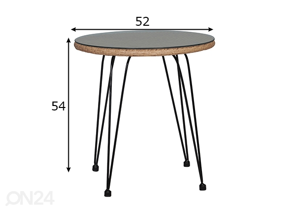 Садовый стол размеры