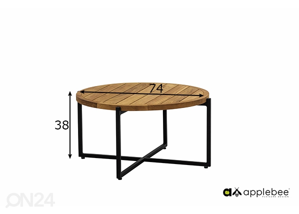 Садовый стол Condor Ø 74 cm размеры