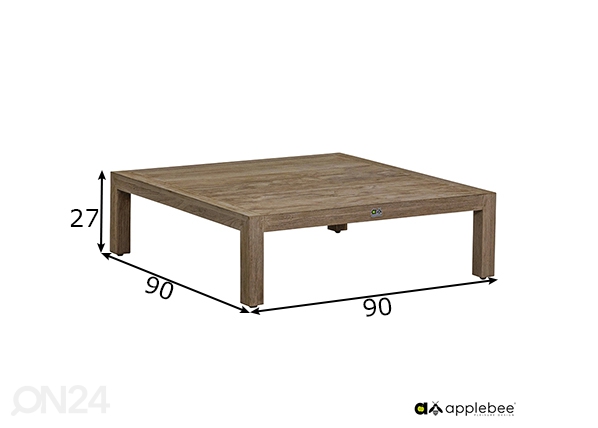 Садовый стол Olive 90x90 cm размеры