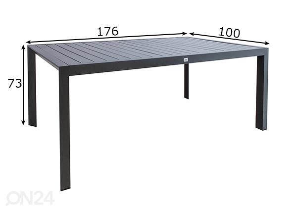 Садовый стол Tomson размеры