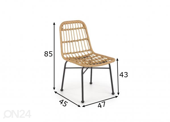 Садовый стул 4 шт размеры
