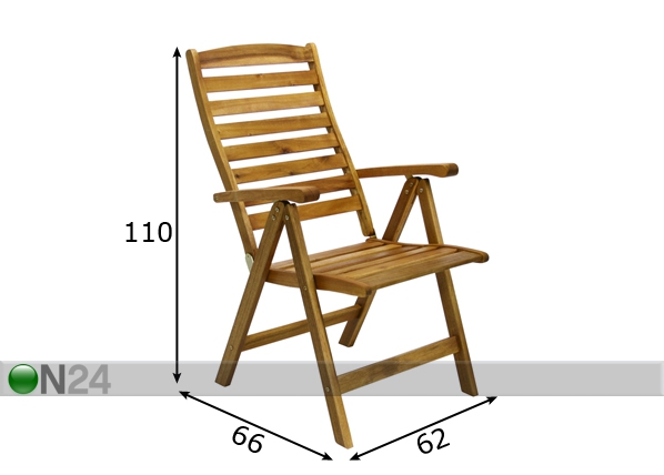 Садовый стул Finlay размеры