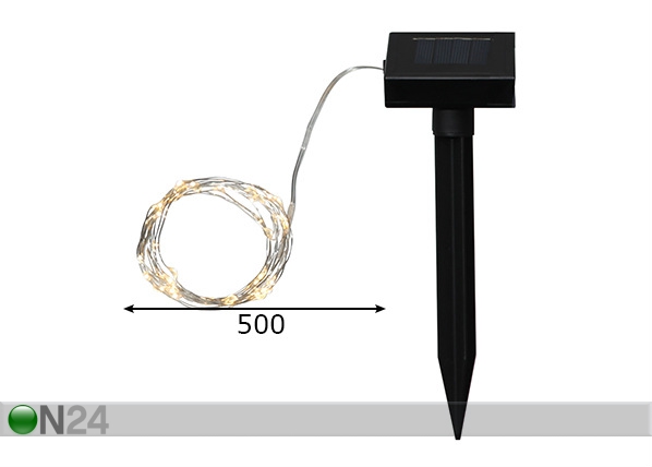 Световой кабель со солнечной панелью размеры