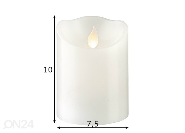 Свеча M-Twinkle 10 cm размеры