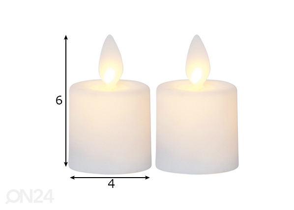 Свечи M-Twinkle размеры
