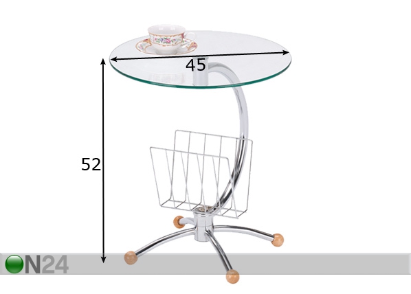 Сервировочный столик Rio размеры