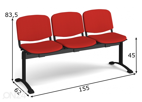 Скамья для конференций Benches Taurus размеры