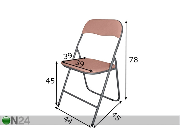Складной стул размеры
