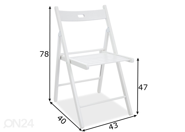 Складной стул размеры
