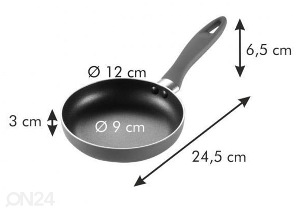 Сковорода Tescoma Presto Mini Ø 12 см размеры